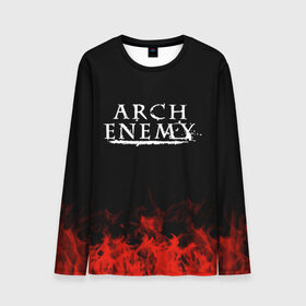 Мужской лонгслив 3D с принтом Arch Enemy в Курске, 100% полиэстер | длинные рукава, круглый вырез горловины, полуприлегающий силуэт | arch enemy | band | metal | music | rock | атрибутика | группа | метал | музыка | рок