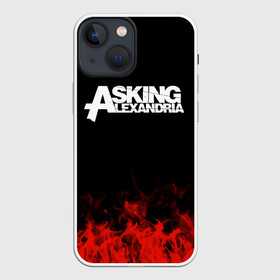 Чехол для iPhone 13 mini с принтом Asking Alexandria в Курске,  |  | asking alexandria | band | metal | music | rock | атрибутика | группа | метал | музыка | рок