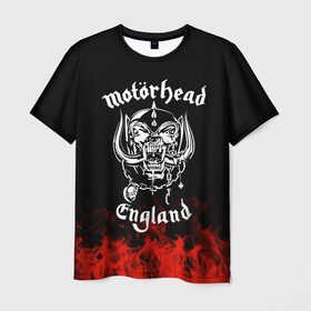 Мужская футболка 3D с принтом Motorhead в Курске, 100% полиэфир | прямой крой, круглый вырез горловины, длина до линии бедер | band | metal | motorhead | music | rock | атрибутика | группа | метал | музыка | рок