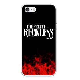Чехол для iPhone 5/5S матовый с принтом The Pretty Reckless в Курске, Силикон | Область печати: задняя сторона чехла, без боковых панелей | band | metal | music | rock | the pretty reckless | атрибутика | группа | метал | музыка | рок