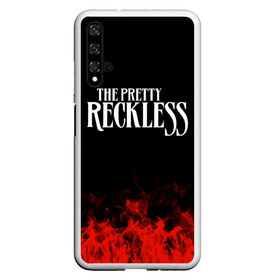 Чехол для Honor 20 с принтом The Pretty Reckless в Курске, Силикон | Область печати: задняя сторона чехла, без боковых панелей | band | metal | music | rock | the pretty reckless | атрибутика | группа | метал | музыка | рок