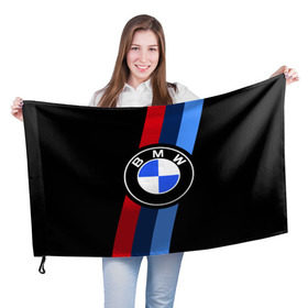 Флаг 3D с принтом BMW 2018 M Sport в Курске, 100% полиэстер | плотность ткани — 95 г/м2, размер — 67 х 109 см. Принт наносится с одной стороны | Тематика изображения на принте: bmw | bmw motorsport | bmw performance | carbon | m | motorsport | performance | sport | бмв | карбон | моторспорт | спорт