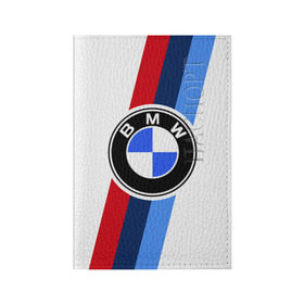 Обложка для паспорта матовая кожа с принтом BMW M SPORT в Курске, натуральная матовая кожа | размер 19,3 х 13,7 см; прозрачные пластиковые крепления | Тематика изображения на принте: bmw | bmw motorsport | bmw performance | carbon | m | motorsport | performance | sport | бмв | карбон | моторспорт | спорт