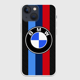 Чехол для iPhone 13 mini с принтом BMW SPORT в Курске,  |  | Тематика изображения на принте: bmw | bmw motorsport | bmw performance | carbon | m | motorsport | performance | sport | бмв | карбон | моторспорт | спорт