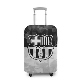 Чехол для чемодана 3D с принтом FC Barca Black Collection в Курске, 86% полиэфир, 14% спандекс | двустороннее нанесение принта, прорези для ручек и колес | Тематика изображения на принте: fc barcelona | fcb | барселона | спорт | спортивные | футбол | футбольный клуб
