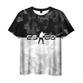 Мужская футболка 3D с принтом CS GO Black Collection в Курске, 100% полиэфир | прямой крой, круглый вырез горловины, длина до линии бедер | counter strike | cs | cs go | global | go.offensive | шутер