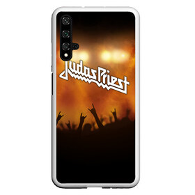 Чехол для Honor 20 с принтом Judas Priest в Курске, Силикон | Область печати: задняя сторона чехла, без боковых панелей | band | judas priest | metal | music | rock | атрибутика | метал | музыка | рок