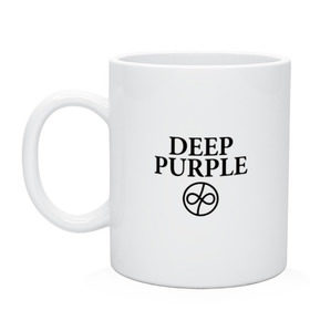 Кружка с принтом Deep Purple в Курске, керамика | объем — 330 мл, диаметр — 80 мм. Принт наносится на бока кружки, можно сделать два разных изображения | Тематика изображения на принте: 