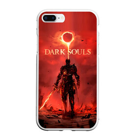 Чехол для iPhone 7Plus/8 Plus матовый с принтом Dark Souls в Курске, Силикон | Область печати: задняя сторона чехла, без боковых панелей | dark souls | praise the sun | you died | дарк соулс