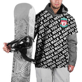 Накидка на куртку 3D с принтом YNWA с логотипом в Курске, 100% полиэстер |  | Тематика изображения на принте: liverpool | you ll never walk alone | апл | ливерпуль | футбол