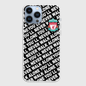 Чехол для iPhone 13 Pro Max с принтом YNWA с логотипом в Курске,  |  | liverpool | you ll never walk alone | апл | ливерпуль | футбол