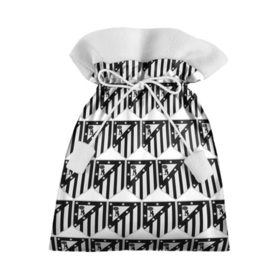 Подарочный 3D мешок с принтом Atletico Madrid Black&White в Курске, 100% полиэстер | Размер: 29*39 см | атлетико мадрид | эмблема