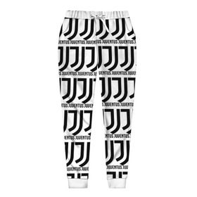 Женские брюки 3D с принтом Juventus в Курске, полиэстер 100% | прямой крой, два кармана без застежек по бокам, с мягкой трикотажной резинкой на поясе и по низу штанин. В поясе для дополнительного комфорта — широкие завязки | 