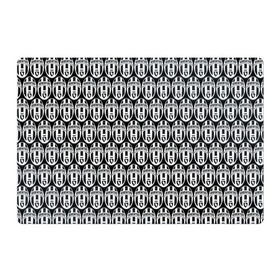 Магнитный плакат 3Х2 с принтом Juventus Black&White в Курске, Полимерный материал с магнитным слоем | 6 деталей размером 9*9 см | 