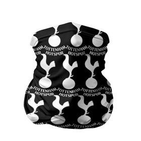 Бандана-труба 3D с принтом Tottenham Black&White в Курске, 100% полиэстер, ткань с особыми свойствами — Activecool | плотность 150‒180 г/м2; хорошо тянется, но сохраняет форму | Тематика изображения на принте: england | football | logo | sport | tottenham hotspur | англия | арт | лига | лого | спорт | текстура | фк | футбол | футбольный клуб | эмблема