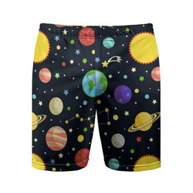 Мужские шорты 3D спортивные с принтом Солнечная система в Курске,  |  | большая медведица | венера | звезда | звезды | земля | космос | марс | меркурий | паттерн | сатурн | созвездия | солнце | уран | юпитер