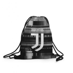 Рюкзак-мешок 3D с принтом Juventus в Курске, 100% полиэстер | плотность ткани — 200 г/м2, размер — 35 х 45 см; лямки — толстые шнурки, застежка на шнуровке, без карманов и подкладки | 