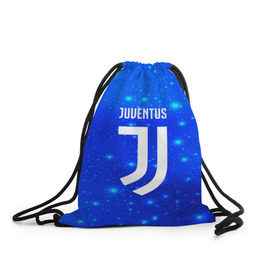 Рюкзак-мешок 3D с принтом Juventus space collection в Курске, 100% полиэстер | плотность ткани — 200 г/м2, размер — 35 х 45 см; лямки — толстые шнурки, застежка на шнуровке, без карманов и подкладки | Тематика изображения на принте: football | soccer | ювентус