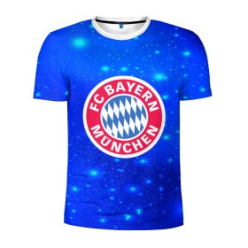 Мужская футболка 3D спортивная с принтом FC Bayern Munchen space 2018 в Курске, 100% полиэстер с улучшенными характеристиками | приталенный силуэт, круглая горловина, широкие плечи, сужается к линии бедра | bayern munchen | football | footer | soccer | socker | спорт | футбол | футбольный клуб