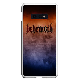 Чехол для Samsung S10E с принтом Behemoth в Курске, Силикон | Область печати: задняя сторона чехла, без боковых панелей | Тематика изображения на принте: band | behemoth | metal | music | rock | атрибутика | группа | метал | музыка | рок