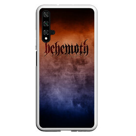 Чехол для Honor 20 с принтом Behemoth в Курске, Силикон | Область печати: задняя сторона чехла, без боковых панелей | Тематика изображения на принте: band | behemoth | metal | music | rock | атрибутика | группа | метал | музыка | рок