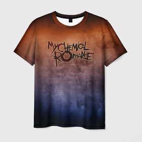 Мужская футболка 3D с принтом My Chemical Romance в Курске, 100% полиэфир | прямой крой, круглый вырез горловины, длина до линии бедер | band | metal | music | my chemical romance | rock | атрибутика | группа | метал | музыка | рок