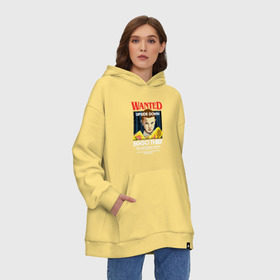 Худи SuperOversize хлопок с принтом Wanted: Eggo Thief / 11 в Курске, 70% хлопок, 30% полиэстер, мягкий начес внутри | карман-кенгуру, эластичная резинка на манжетах и по нижней кромке, двухслойный капюшон
 | 11 | netflix | stranger | things | бобби | браун | милли | нетфликс | одиннадцать