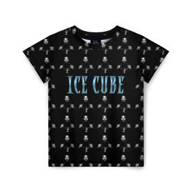 Детская футболка 3D с принтом Ice Cube в Курске, 100% гипоаллергенный полиэфир | прямой крой, круглый вырез горловины, длина до линии бедер, чуть спущенное плечо, ткань немного тянется | hip hop | hiphop | ice cube | mc | n.w.a | rap | айс | гангса | джексон | западное побережье | куб | кубе | кубик льда | кьюб | мс | о ши | оши | реп | репер | речитатив | рэп | рэпер | хип | хипхоп | хоп