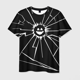 Мужская футболка 3D с принтом Черное Зеркало в Курске, 100% полиэфир | прямой крой, круглый вырез горловины, длина до линии бедер | black mirror | черное зеркало