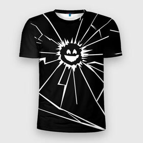 Мужская футболка 3D спортивная с принтом Черное Зеркало в Курске, 100% полиэстер с улучшенными характеристиками | приталенный силуэт, круглая горловина, широкие плечи, сужается к линии бедра | Тематика изображения на принте: black mirror | черное зеркало