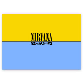 Поздравительная открытка с принтом Nirvana nevermino в Курске, 100% бумага | плотность бумаги 280 г/м2, матовая, на обратной стороне линовка и место для марки
 | cobain | kurt | nevermino | nirvana | альтернативный | гранж | грол | группа | дональд | кобейн | курт | музыка | надпись | нервана | нирвана | новоселич | певец | рок | смайл | смайлик | солист