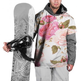 Накидка на куртку 3D с принтом Spring flower в Курске, 100% полиэстер |  | flower | природа | розы | цветы