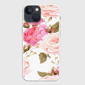 Чехол для iPhone 13 mini с принтом Spring flower в Курске,  |  | flower | природа | розы | цветы