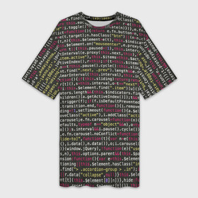 Платье-футболка 3D с принтом Programming , Программирование в Курске,  |  | c | c++ и objective c | code | habr | java | javascript | php | programming | python | ruby | stackoverflow | this