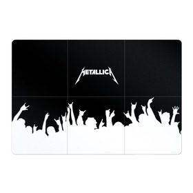 Магнитный плакат 3Х2 с принтом Metallica в Курске, Полимерный материал с магнитным слоем | 6 деталей размером 9*9 см | metallica | группа | джеймс хэтфилд | кирк хэмметт | ларс ульрих | метал | металика | металлика | миталика | музыка | роберт трухильо | рок | трэш | трэшметал | хард | хардрок | хеви | хевиметал