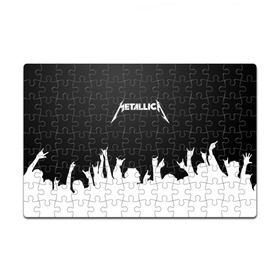 Пазл магнитный 126 элементов с принтом Metallica в Курске, полимерный материал с магнитным слоем | 126 деталей, размер изделия —  180*270 мм | metallica | группа | джеймс хэтфилд | кирк хэмметт | ларс ульрих | метал | металика | металлика | миталика | музыка | роберт трухильо | рок | трэш | трэшметал | хард | хардрок | хеви | хевиметал