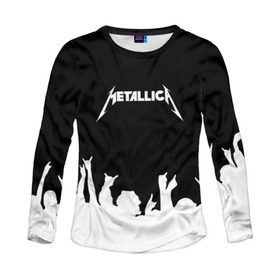 Женский лонгслив 3D с принтом Metallica в Курске, 100% полиэстер | длинные рукава, круглый вырез горловины, полуприлегающий силуэт | metallica | группа | джеймс хэтфилд | кирк хэмметт | ларс ульрих | метал | металика | металлика | миталика | музыка | роберт трухильо | рок | трэш | трэшметал | хард | хардрок | хеви | хевиметал