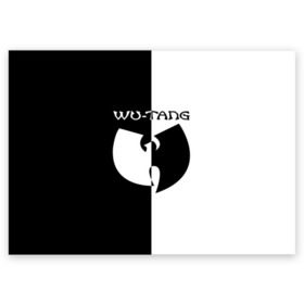 Поздравительная открытка с принтом Wu-Tang Clan в Курске, 100% бумага | плотность бумаги 280 г/м2, матовая, на обратной стороне линовка и место для марки
 | clan | ghostface killah | gza | raekwon | rap | the rza | wu tang | wutang | восточный | ву | вутан | вутанг | гангста | клан | реп | репак | рэп | тан | танг | хип хоп | хипхоп