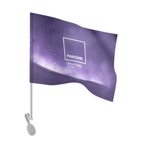 Флаг для автомобиля с принтом Ультрафиолет Космос в Курске, 100% полиэстер | Размер: 30*21 см | ultra violet | ультрафиолет