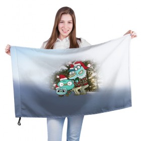 Флаг 3D с принтом Харви Бикс в Курске, 100% полиэстер | плотность ткани — 95 г/м2, размер — 67 х 109 см. Принт наносится с одной стороны | fee | foo | harvey beaks | фи | фу