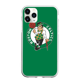 Чехол для iPhone 11 Pro матовый с принтом Boston Celtics в Курске, Силикон |  | Тематика изображения на принте: boston | boston celtics | celtics | nba | баскетбол | бостон | нба | селтикс