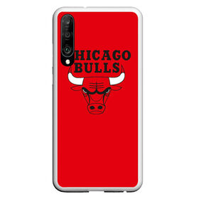 Чехол для Honor P30 с принтом Chicago Bulls в Курске, Силикон | Область печати: задняя сторона чехла, без боковых панелей | Тематика изображения на принте: bulls | chicago | chicago bulls | nba | баскетбол | буллз | нба | чикаго буллз