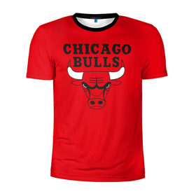 Мужская футболка 3D спортивная с принтом Chicago Bulls в Курске, 100% полиэстер с улучшенными характеристиками | приталенный силуэт, круглая горловина, широкие плечи, сужается к линии бедра | Тематика изображения на принте: bulls | chicago | chicago bulls | nba | баскетбол | буллз | нба | чикаго буллз
