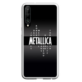 Чехол для Honor P30 с принтом Участники группы Metallica в Курске, Силикон | Область печати: задняя сторона чехла, без боковых панелей | metallica | группа | джеймс хэтфилд | кирк хэмметт | ларс ульрих | метал | металика | металлика | миталика | музыка | роберт трухильо | рок | трэш | трэшметал | хард | хардрок | хеви | хевиметал