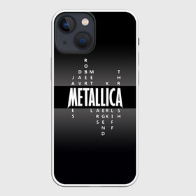 Чехол для iPhone 13 mini с принтом Участники группы Metallica в Курске,  |  | metallica | группа | джеймс хэтфилд | кирк хэмметт | ларс ульрих | метал | металика | металлика | миталика | музыка | роберт трухильо | рок | трэш | трэшметал | хард | хардрок | хеви | хевиметал