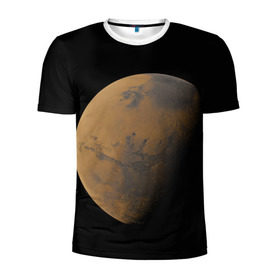 Мужская футболка 3D спортивная с принтом Марс в Курске, 100% полиэстер с улучшенными характеристиками | приталенный силуэт, круглая горловина, широкие плечи, сужается к линии бедра | Тематика изображения на принте: elon musk | space x | spacex | будущее | вселенная | вулкан | долина | илон маск | космические | космос | красная планета | кратер | маринер | марсиане | марсианин | небес | новый дом | путешествия | роскосмос
