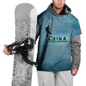 Накидка на куртку 3D с принтом Арина в стиле Доктор Хаус в Курске, 100% полиэстер |  | house | m.d. | бирюзовый