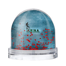 Водяной шар с принтом Арина в стиле Доктор Хаус в Курске, Пластик | Изображение внутри шара печатается на глянцевой фотобумаге с двух сторон | house | m.d. | бирюзовый