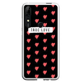 Чехол для Honor P Smart Z с принтом True Love в Курске, Силикон | Область печати: задняя сторона чехла, без боковых панелей | Тематика изображения на принте: 14 февраля | love | valentine | день святого валентина | любовь | сердечки