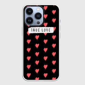 Чехол для iPhone 13 Pro с принтом True Love в Курске,  |  | Тематика изображения на принте: 14 февраля | love | valentine | день святого валентина | любовь | сердечки